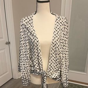 Willow & Root front tie Chiffon Kimono